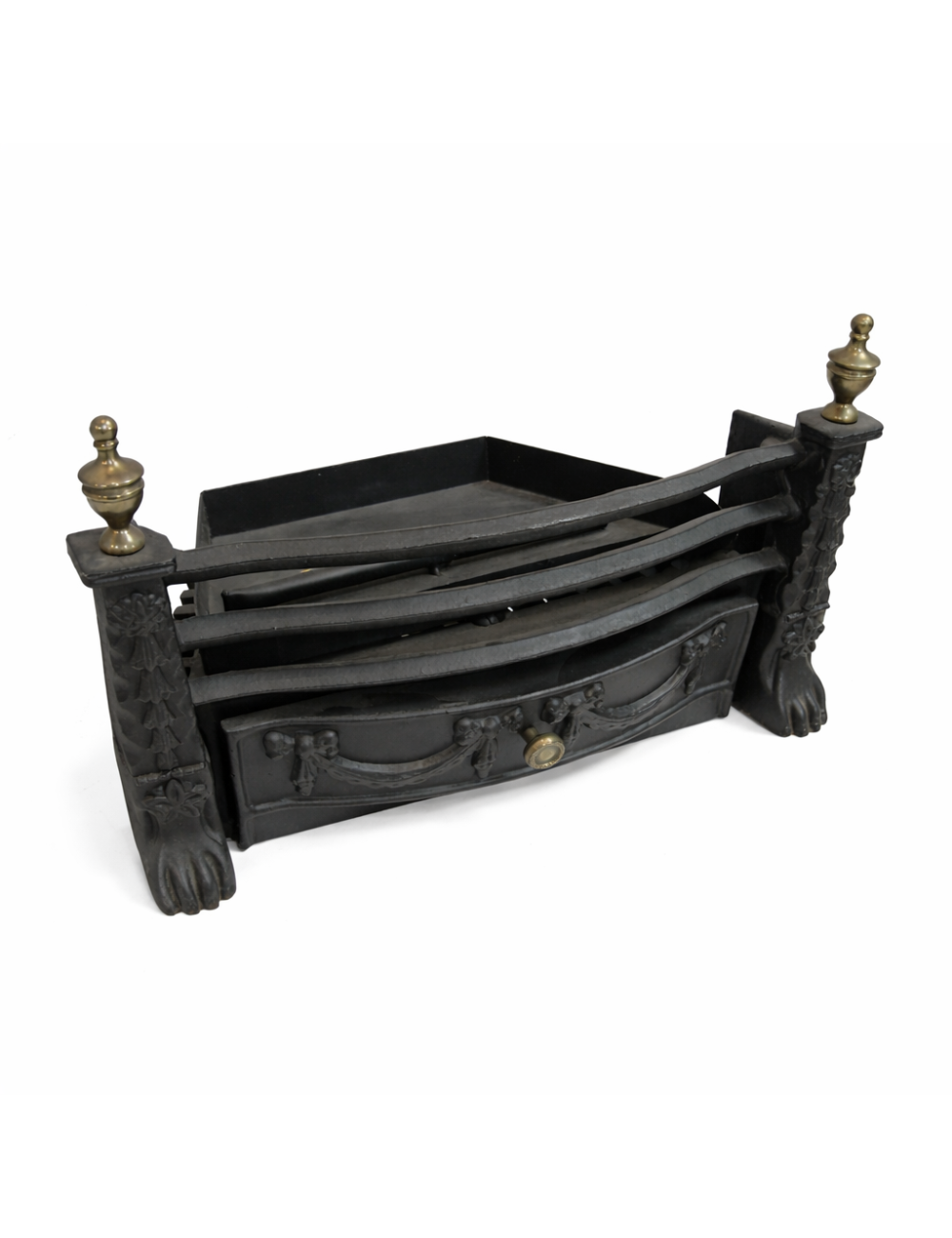 Braciere gas moderno in metallo stile inglese