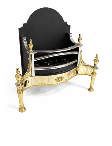 Braciere gas moderno in metallo stile inglese
