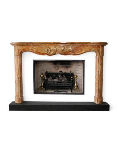 Marble fireplace