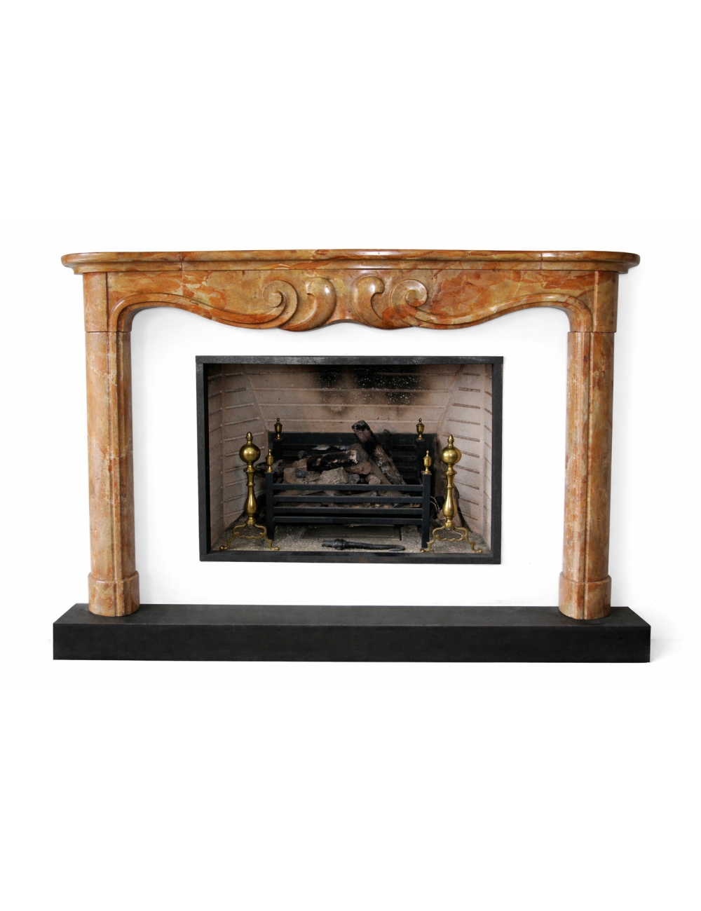 Marble fireplace