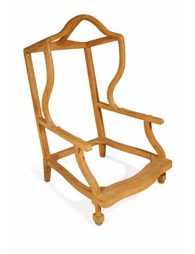2 poltrone Capucine/Bergere - 1 imbottita + 1 moderna in legno