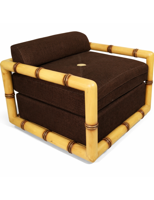 Poltrone tipo bambù con imbottitura moderno in stile contemporaneo
