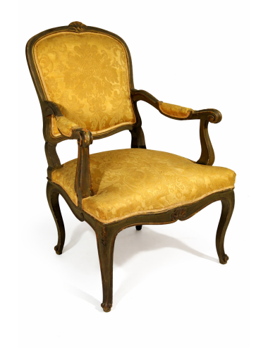2 modern shell upholstered armchairs