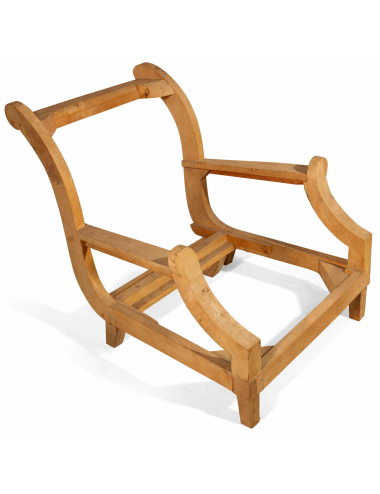 Fusto poltrona in legno, stile moderno