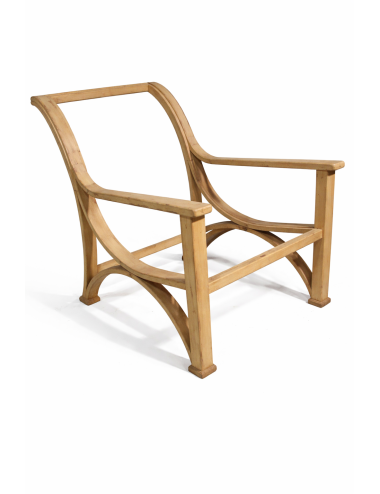 Fusto poltrona in legno, in stile moderno