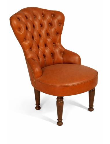 Poltrona moderna in pelle
