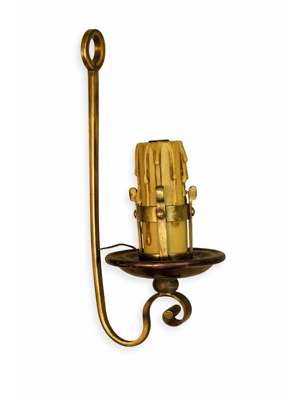 Modern wooden base wall sconces