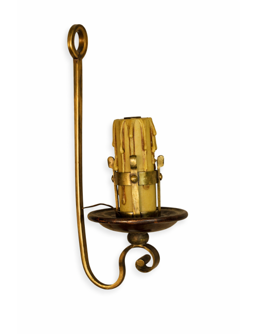 Modern wooden base wall sconces