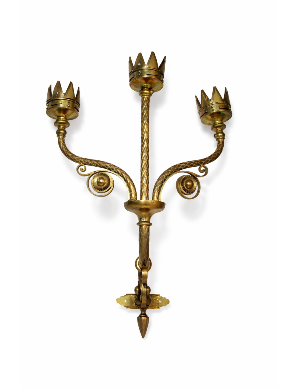 4 Three-flame wall lamp without fan and without electrical system