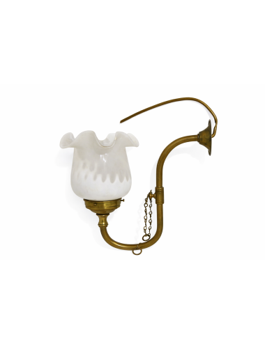 2 Appliques con catena + opalina (una coppia)