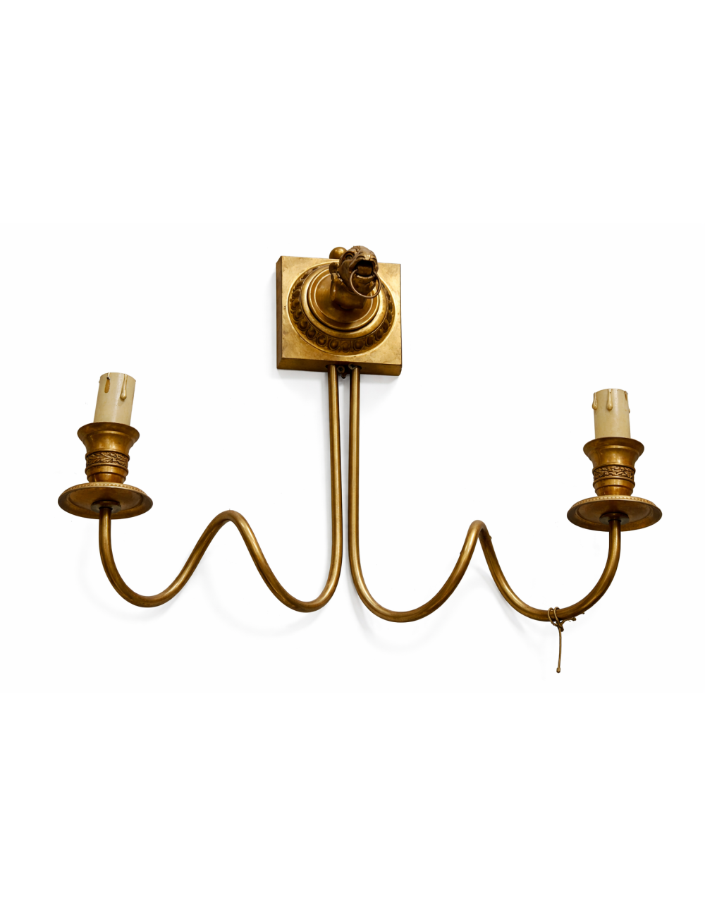 Modern brass wall sconces