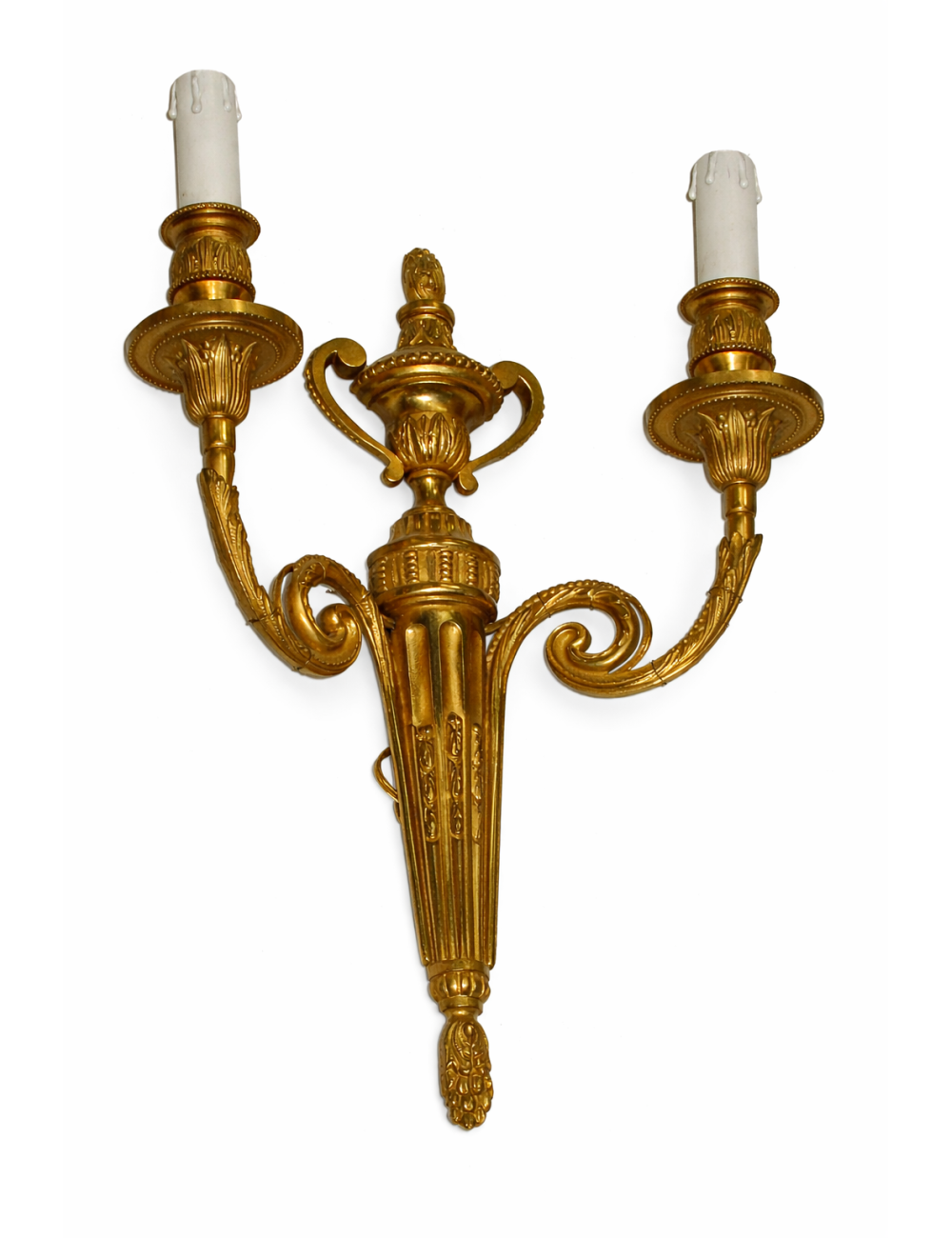 Modern two-light jar wall sconces