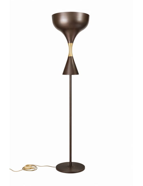 Sat. bronze brass floor lamp modern