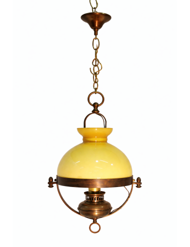 Modern brass chandelier