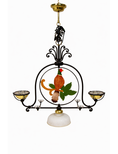 Modern iron chandelier