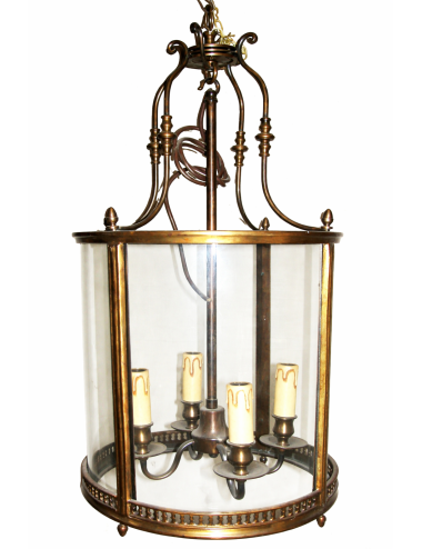 Modern brass lantern