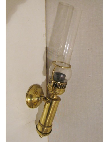 Modern small pencil brass wall sconces