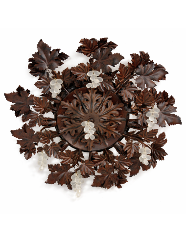 Modern large rust grape ceiling lamp