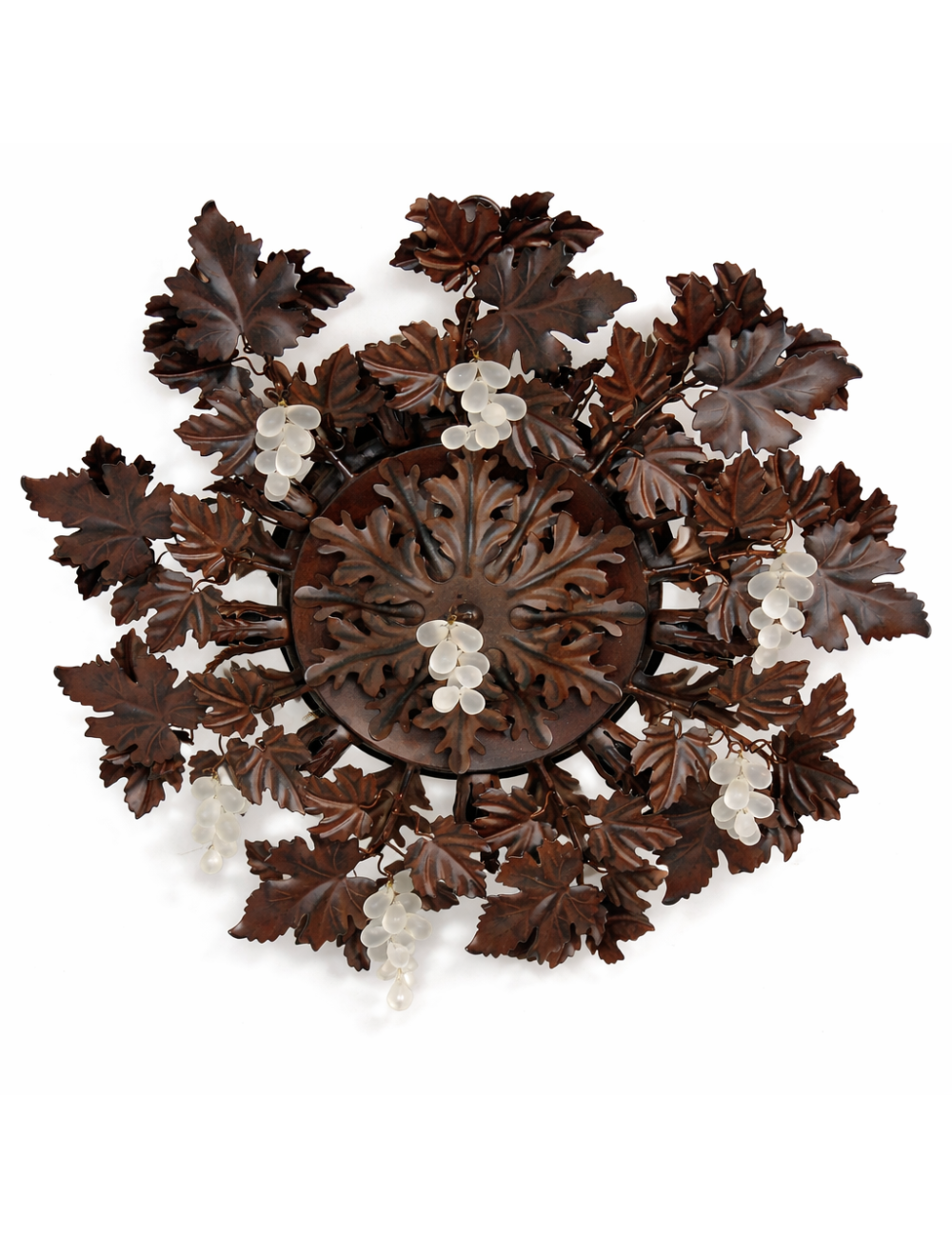 Modern large rust grape ceiling lamp