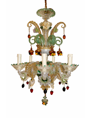 Fruit coloured chandelier