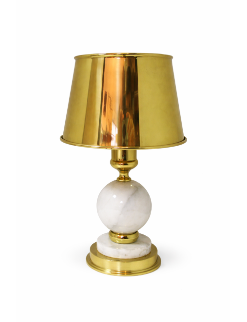 2 Modern marble table lamps