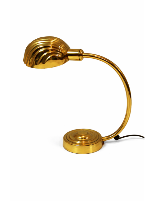 2 Brass lamps with modern arm