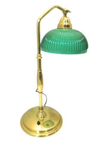 Modern Green Opaline Table Lamp