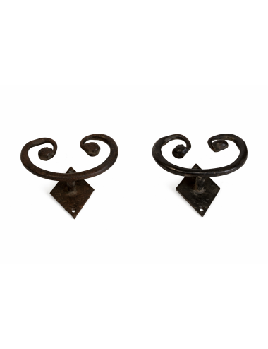 2 Modern Double Iron Clothes Hangers