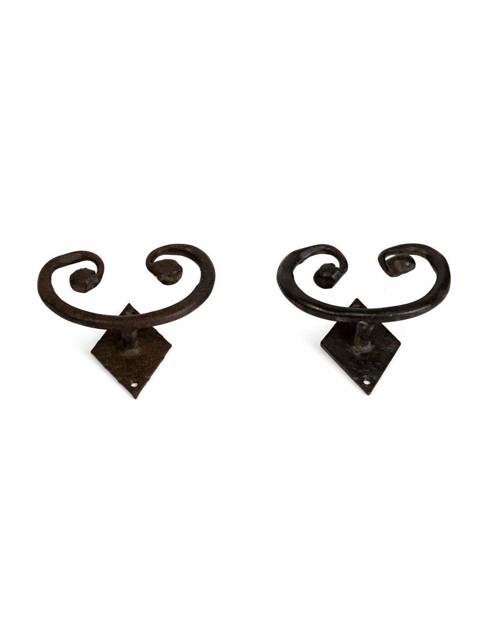 2 Modern Double Iron Clothes Hangers