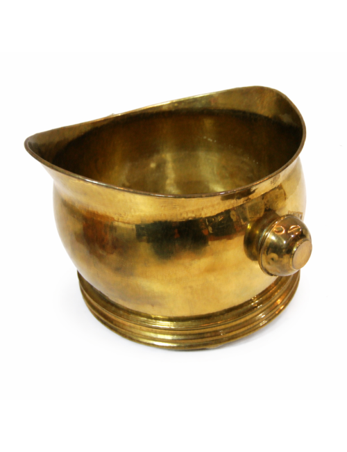 Fioriera in ottone lucido