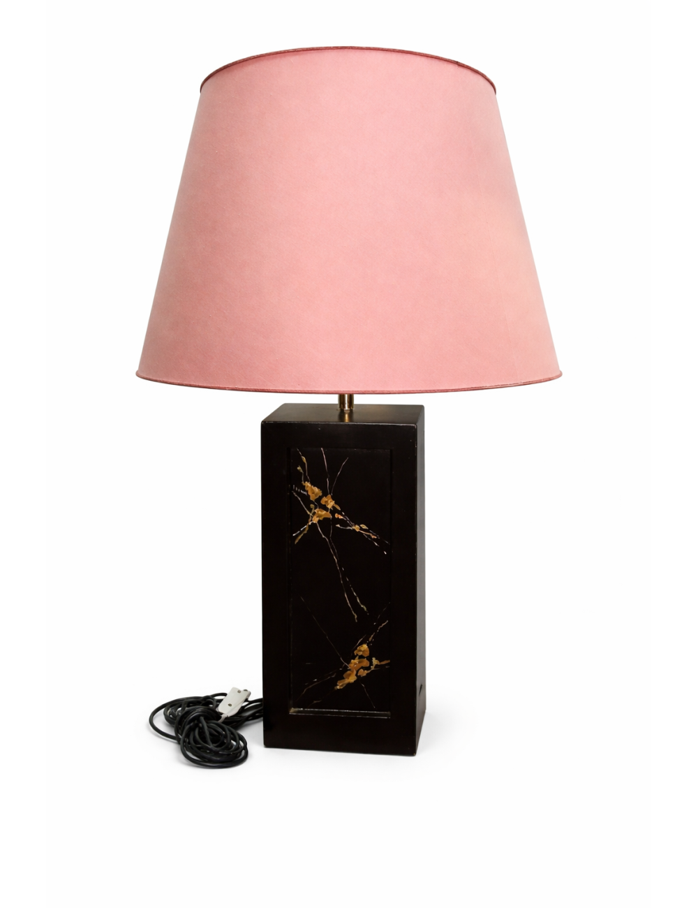 L 40 - black marbled lamp without shade