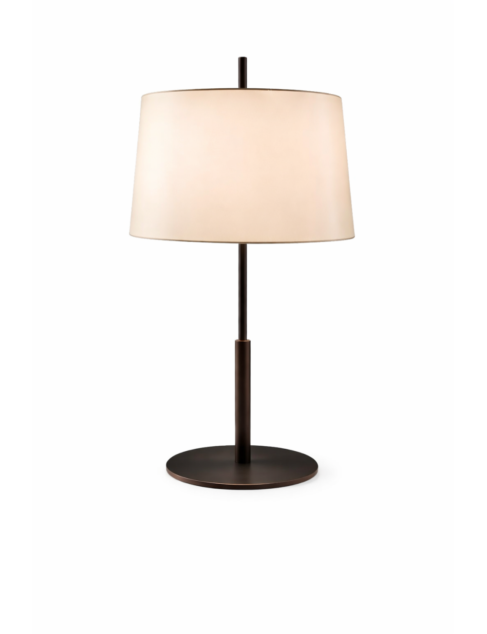 Dark bronze table lamp