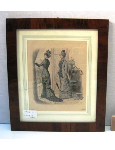 4 French Fashion Prints