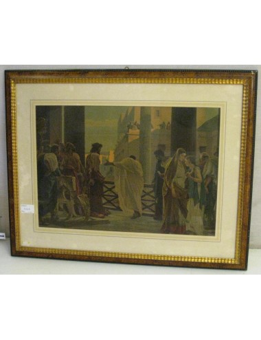 Neoclassical prints in a briarwood frame