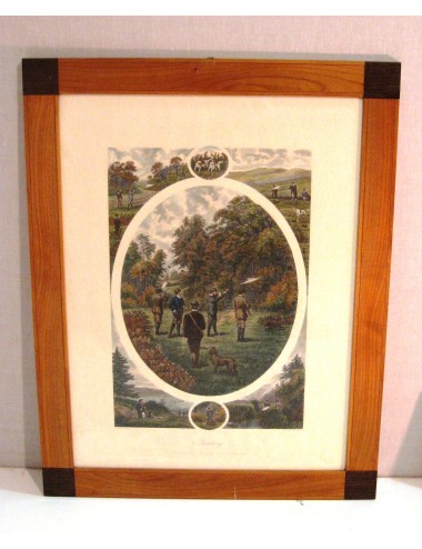 2 Coaching-shooting prints (one pair)