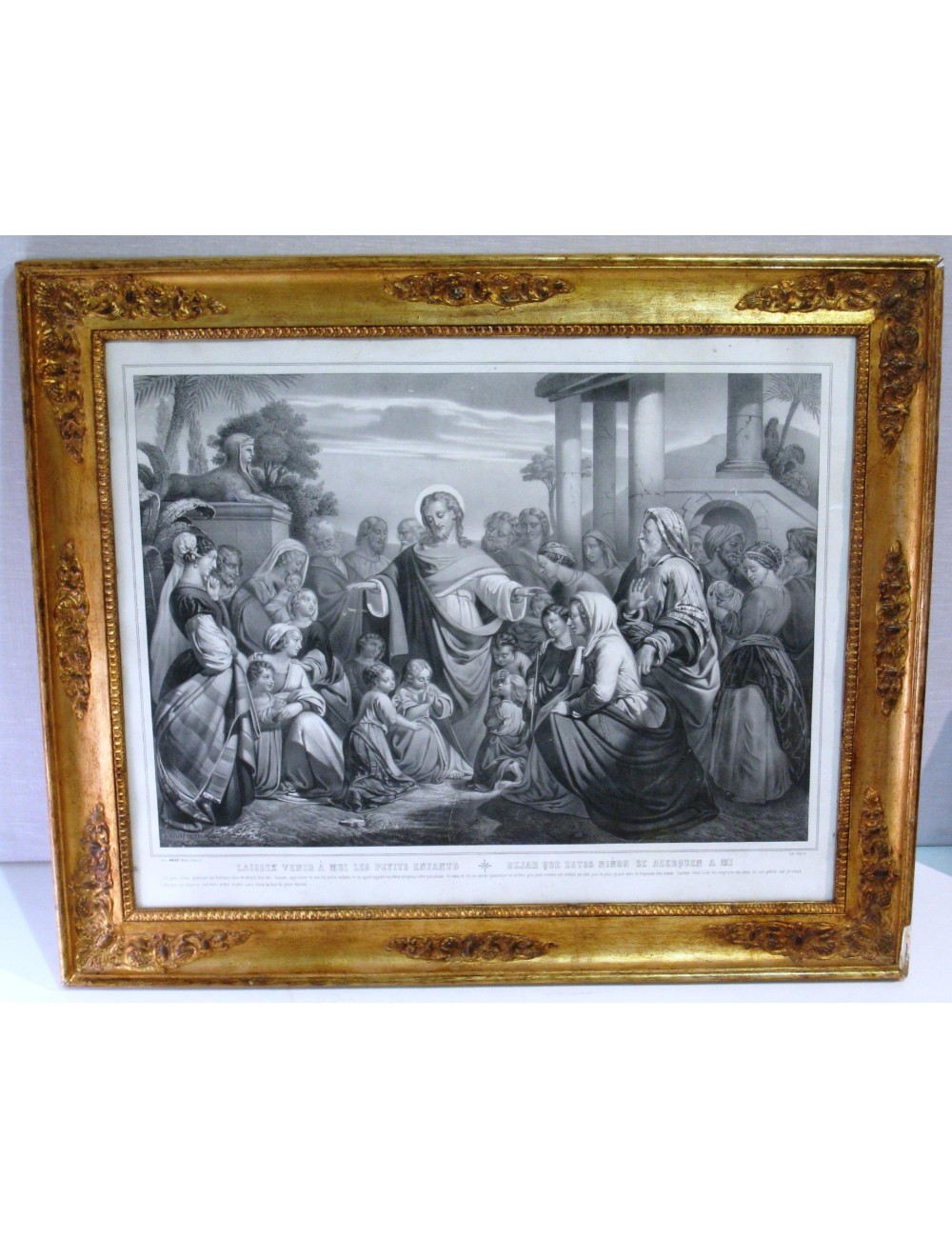 2 Gold Framed Religious Prints 2 Gold Framed Religious Prints