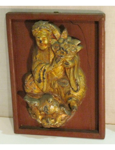 4 Gold/wood panels to restore missing parts