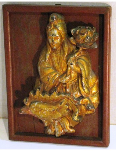 4 pannelli in oro/legno per ripristinare le parti mancanti