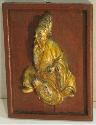 4 pannelli in oro/legno per ripristinare le parti mancanti