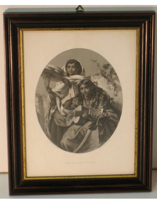 Black/white engraving