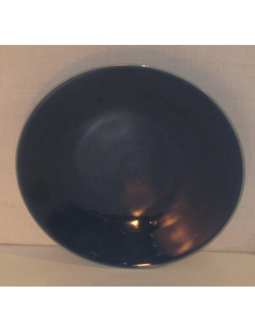 Large blue plate
