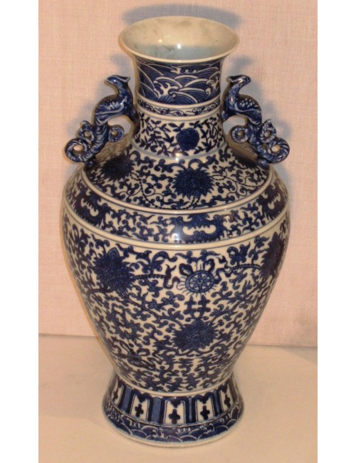 Pair of modern porcelain vases