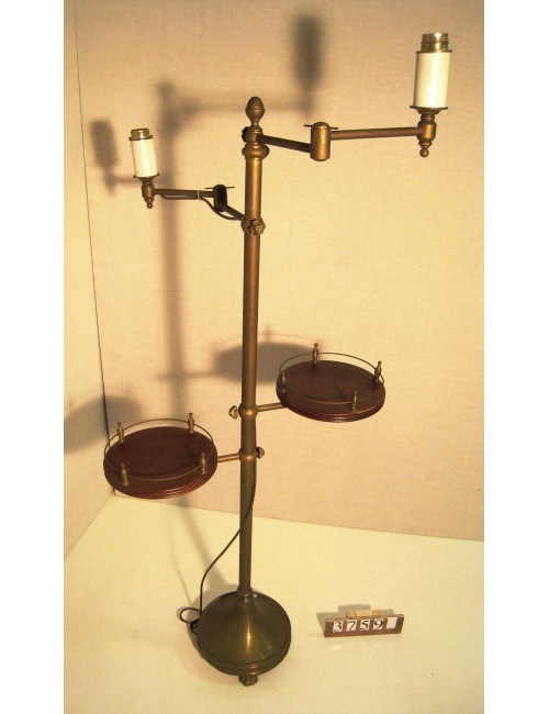 3 Brass floor-standing lamps mod. Golf modern