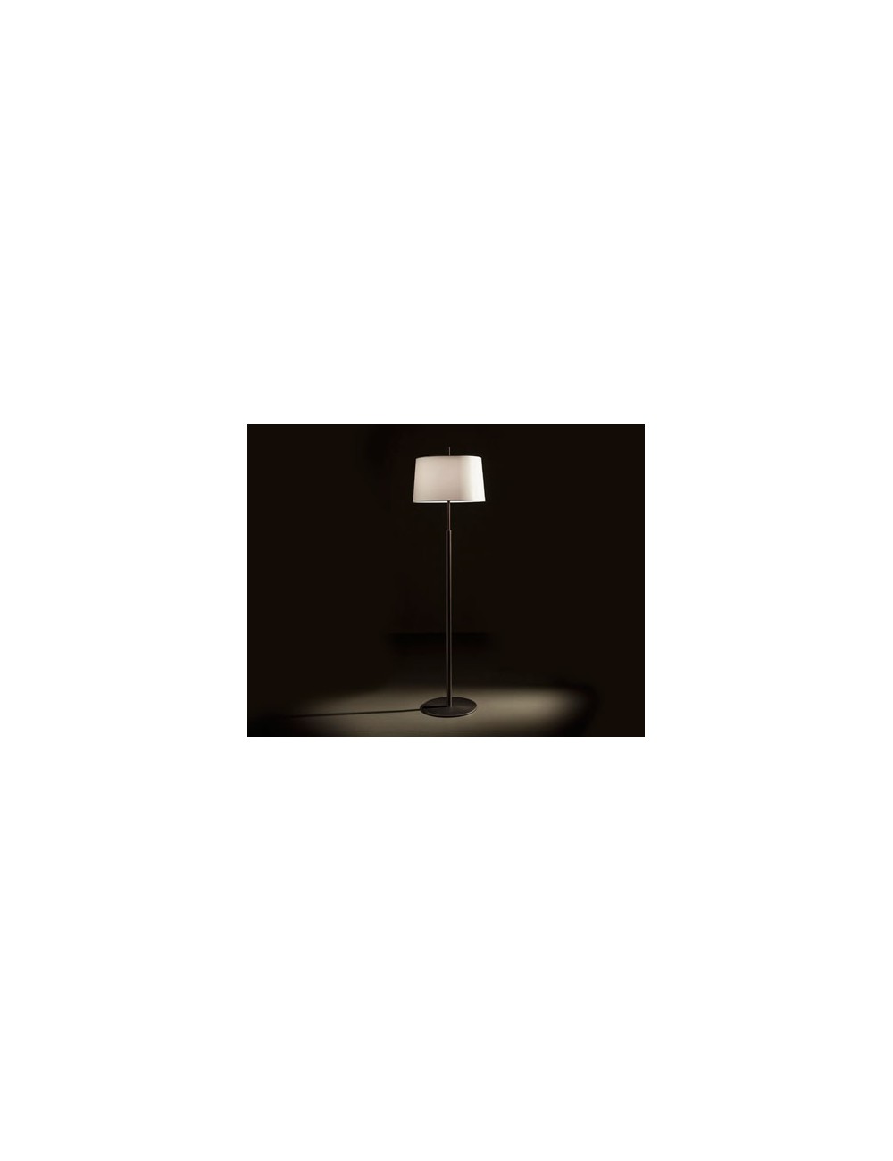 Lampada da terra moderna in bronzo scuro