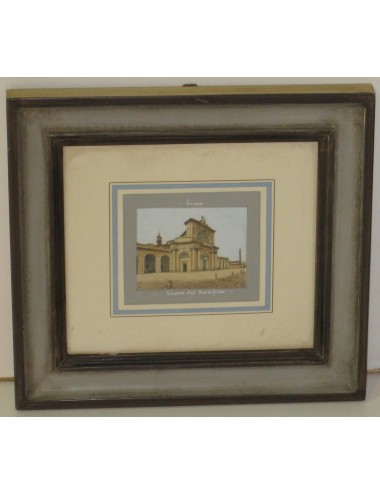 4 Prints Como grey frame
