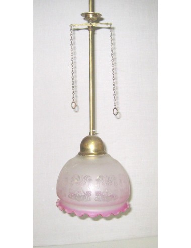 Lampadario a catena non elettrificato