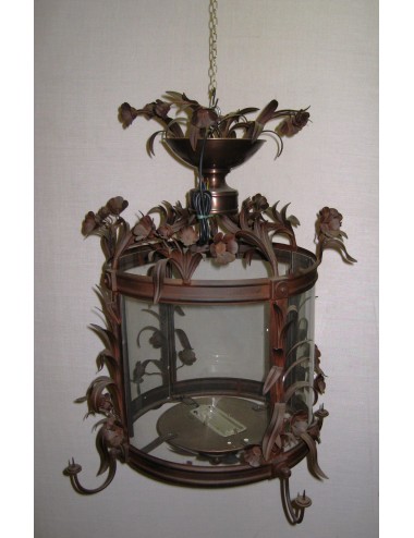 Lampadario moderno in ruggine