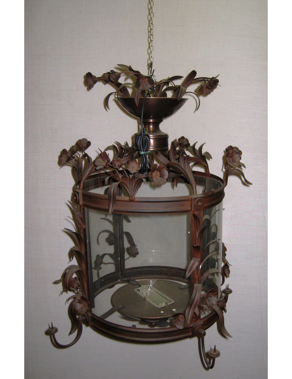 Lampadario moderno in ruggine