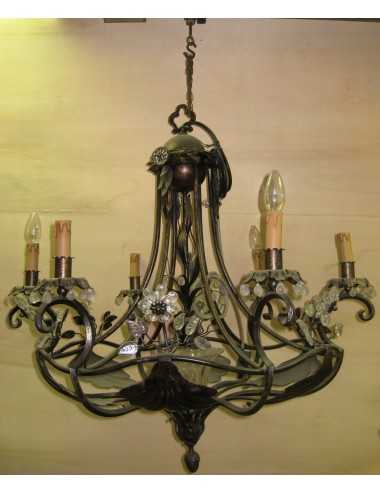 Modern iron chandelier