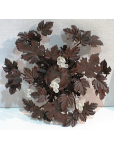 Modern rust ceiling light